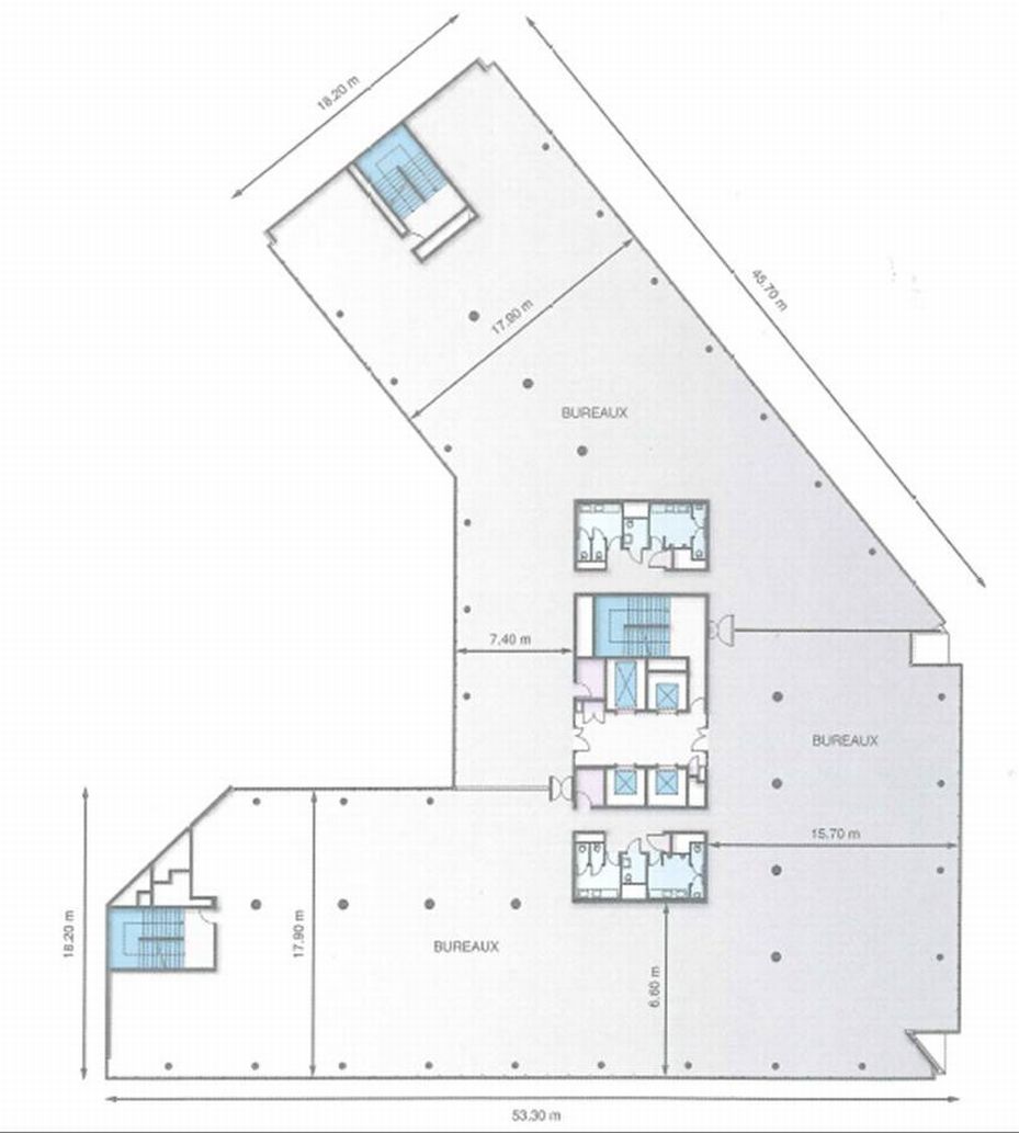 Bureau Issy-les-Moulineaux 1840m² Location bureau Issy-les-Moulineaux Hauts-de-Seine OLBUR2529272 20